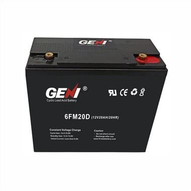 Σφραγισμένη μπαταρία μολύβδου Deep Cycle 12V 20AH